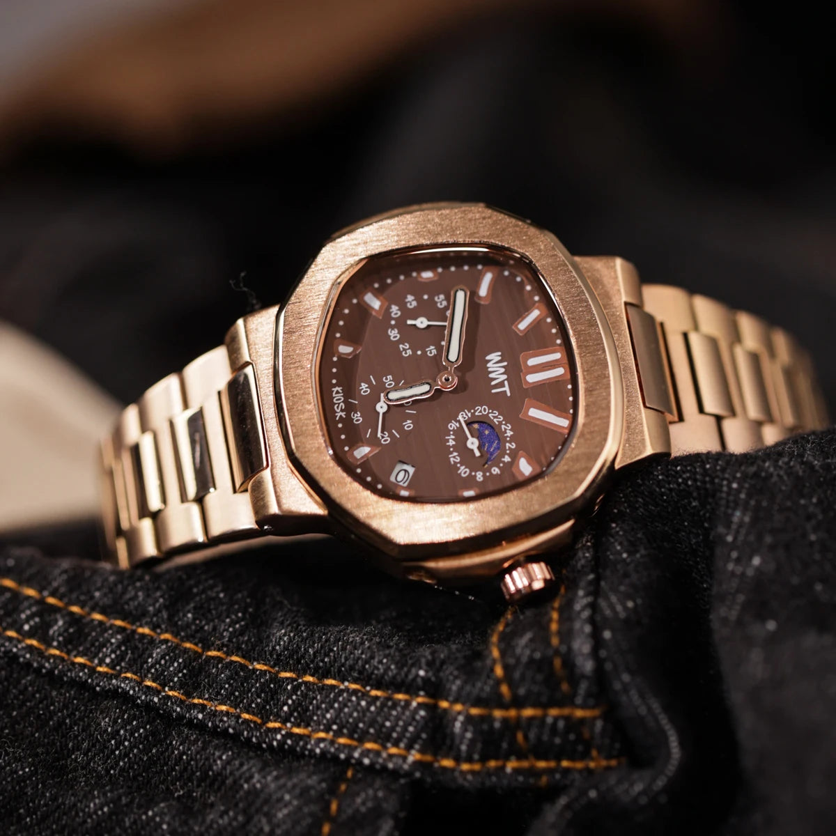 Luxury Square Man Quartz Watch Waterproof Luminous Date Men's Watch High Quality Stainless Steel Business Men Watches