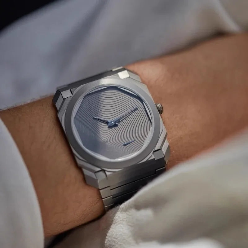 Square Man Watch Simple Luxury Casual Sports Date Weeks Waterproof Luminous Quartz Watches for Men Reloj Hombre