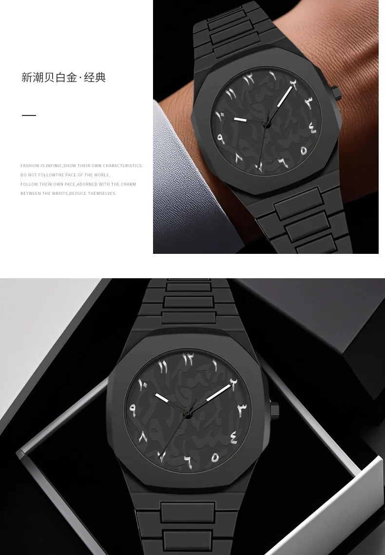 Hot Sale Mens Womens Simple Classic Watch Plastic Strap Quartz Watches Exquisite Business Round Dial Wristwatch Men Clock Gifts
