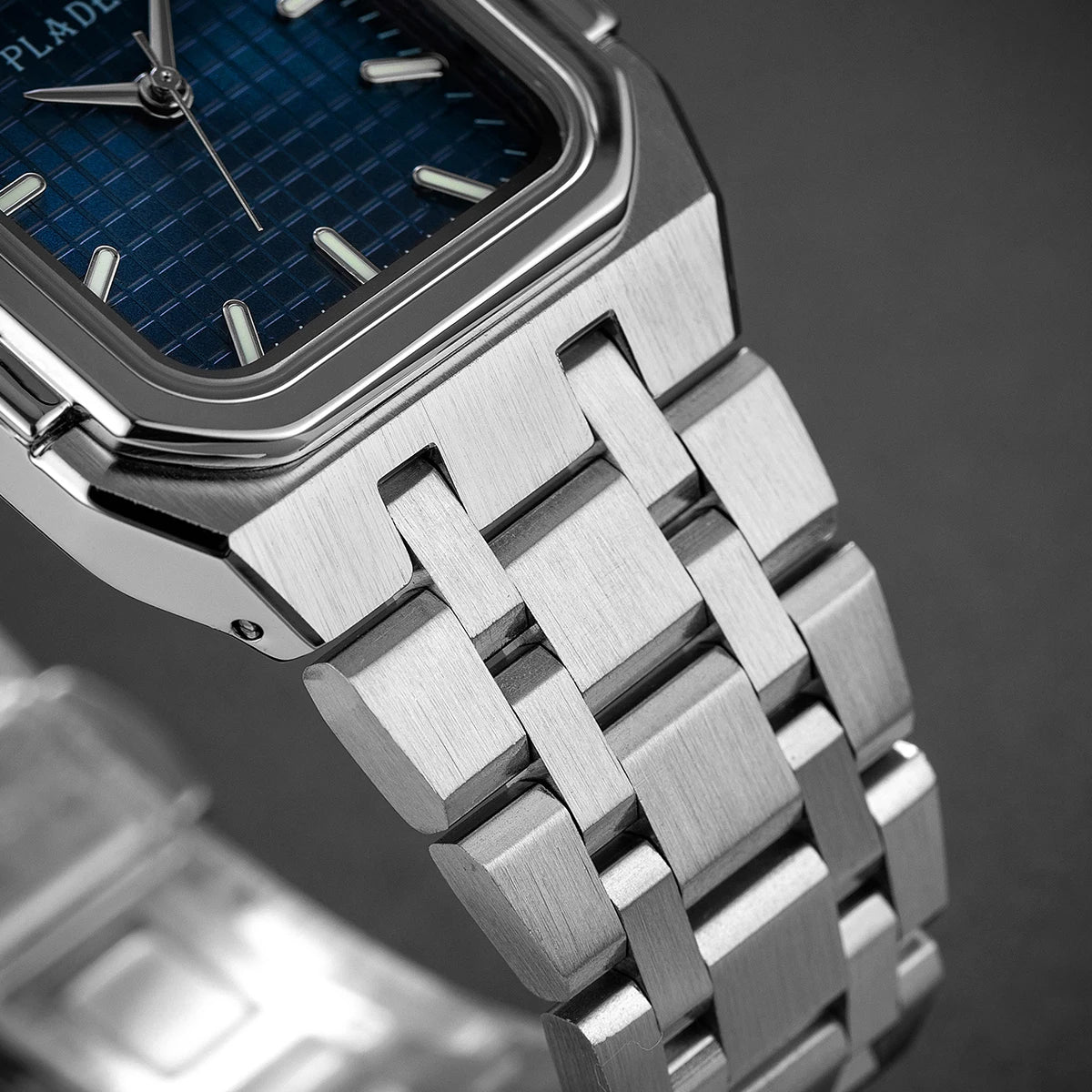 PLADEN NEW Rectangular Business Watches forMen 2025 Fashion Brand Quartz Stainless Steel Band Wristwatch Male Clock For Gift